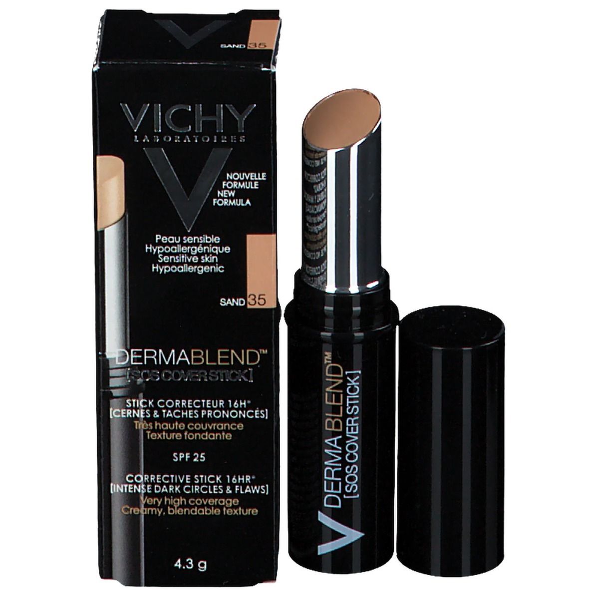 Vichy DERMABLEND™ SOS Coverstick 16H Sand teint 35
