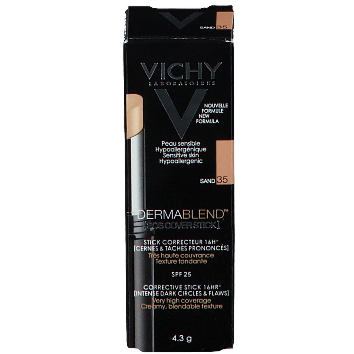 Vichy DERMABLEND™ SOS Coverstick 16H Sand teint 35