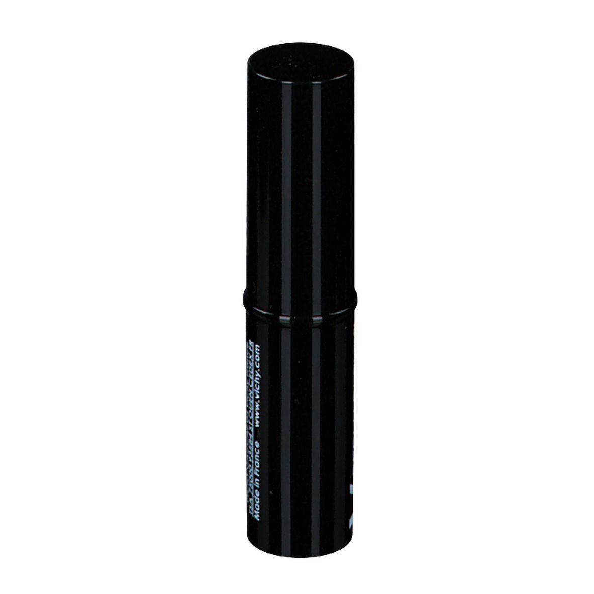 Schwarzer SOS Cover Stick. Vertikale Streifen. Herstellerinformationen sichtbar.