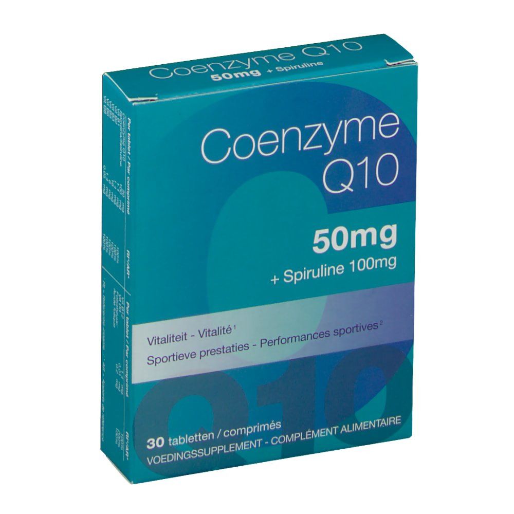 Coenzym Q10 50 mg + Spirulina 100 mg