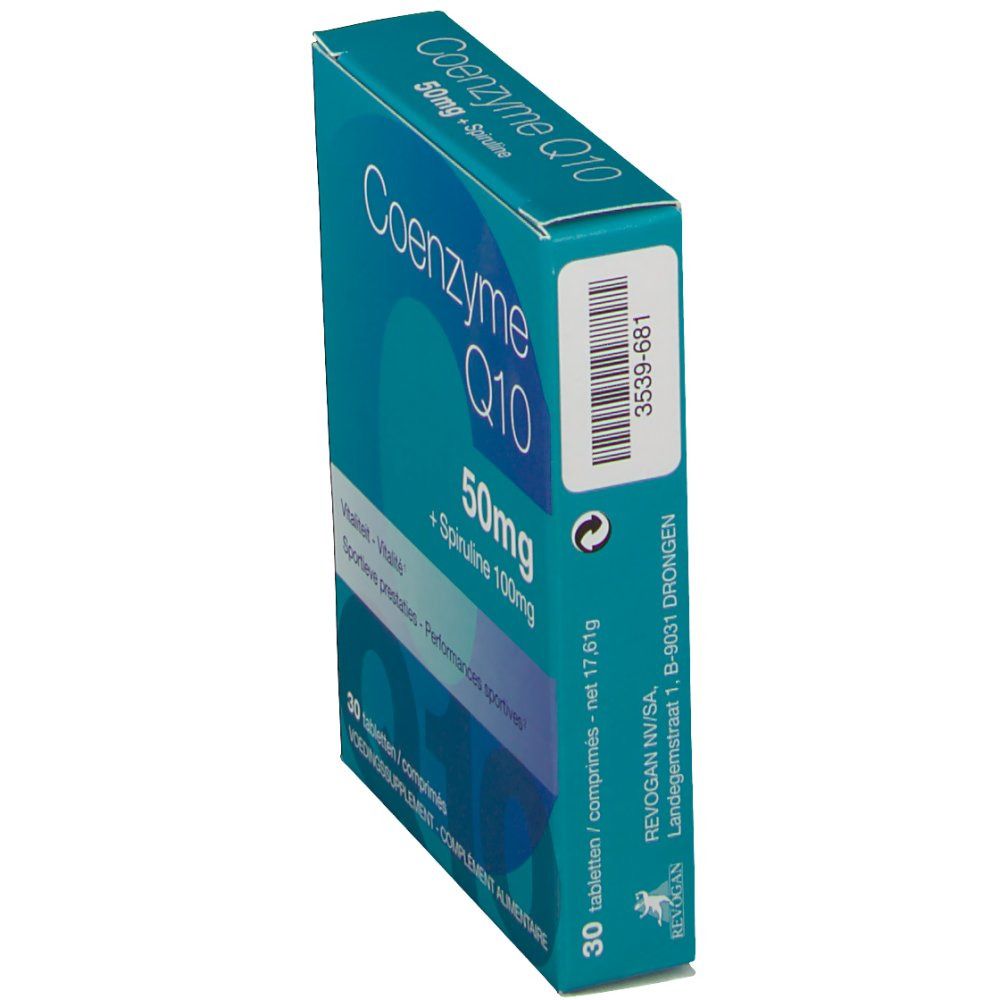 Coenzym Q10 50 mg + Spirulina 100 mg