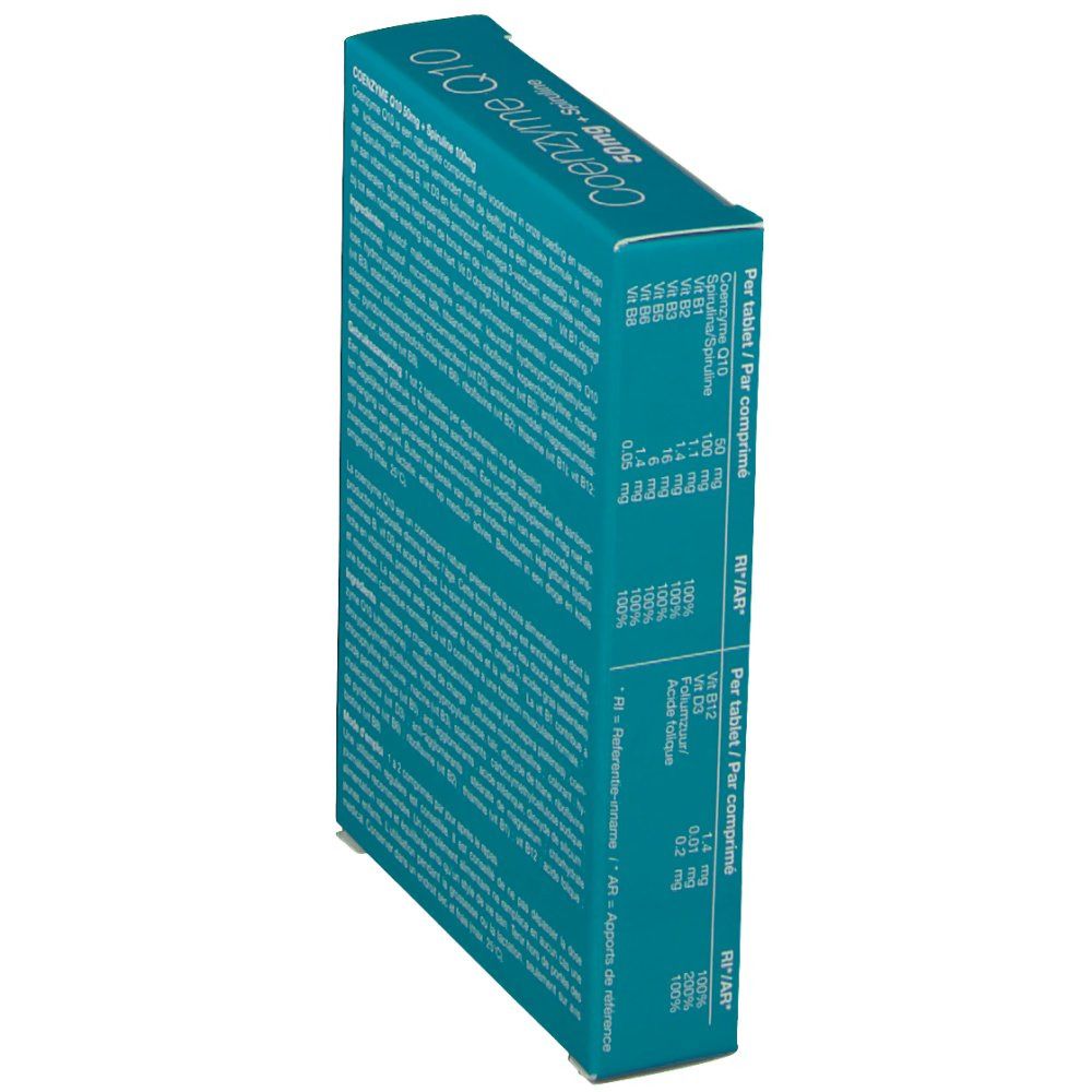 Coenzym Q10 50 mg + Spirulina 100 mg