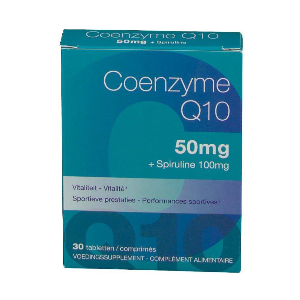 Coenzym Q10 50 mg + Spirulina 100 mg