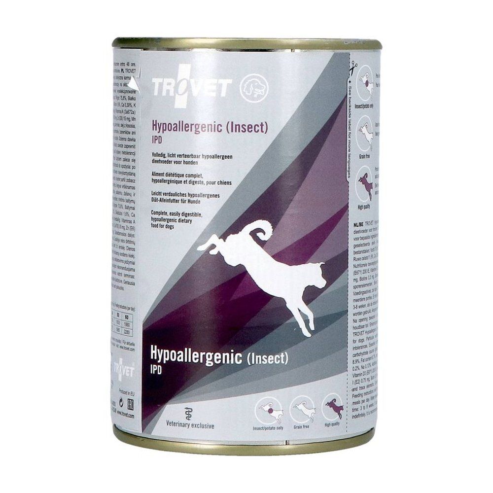 Trovet Hypoallergenic (Insect) IPO Hundefutter Dose.