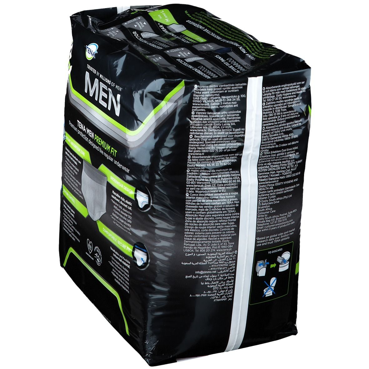 TENA MEN Premium Fit Protective Underwear Level 4 L
