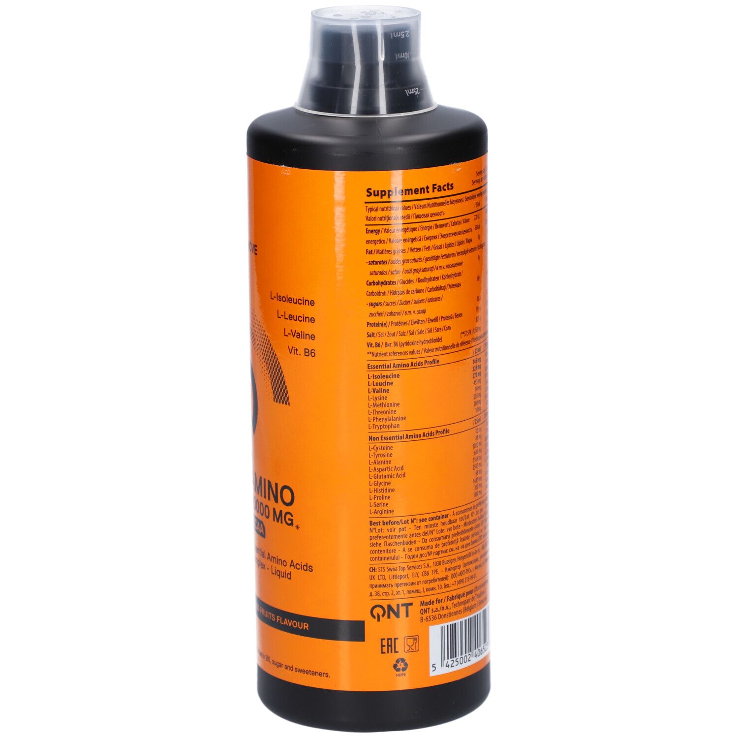 QNT Amino Acid Liquid 40000 mg Red Fruits Flavour 1000 ml