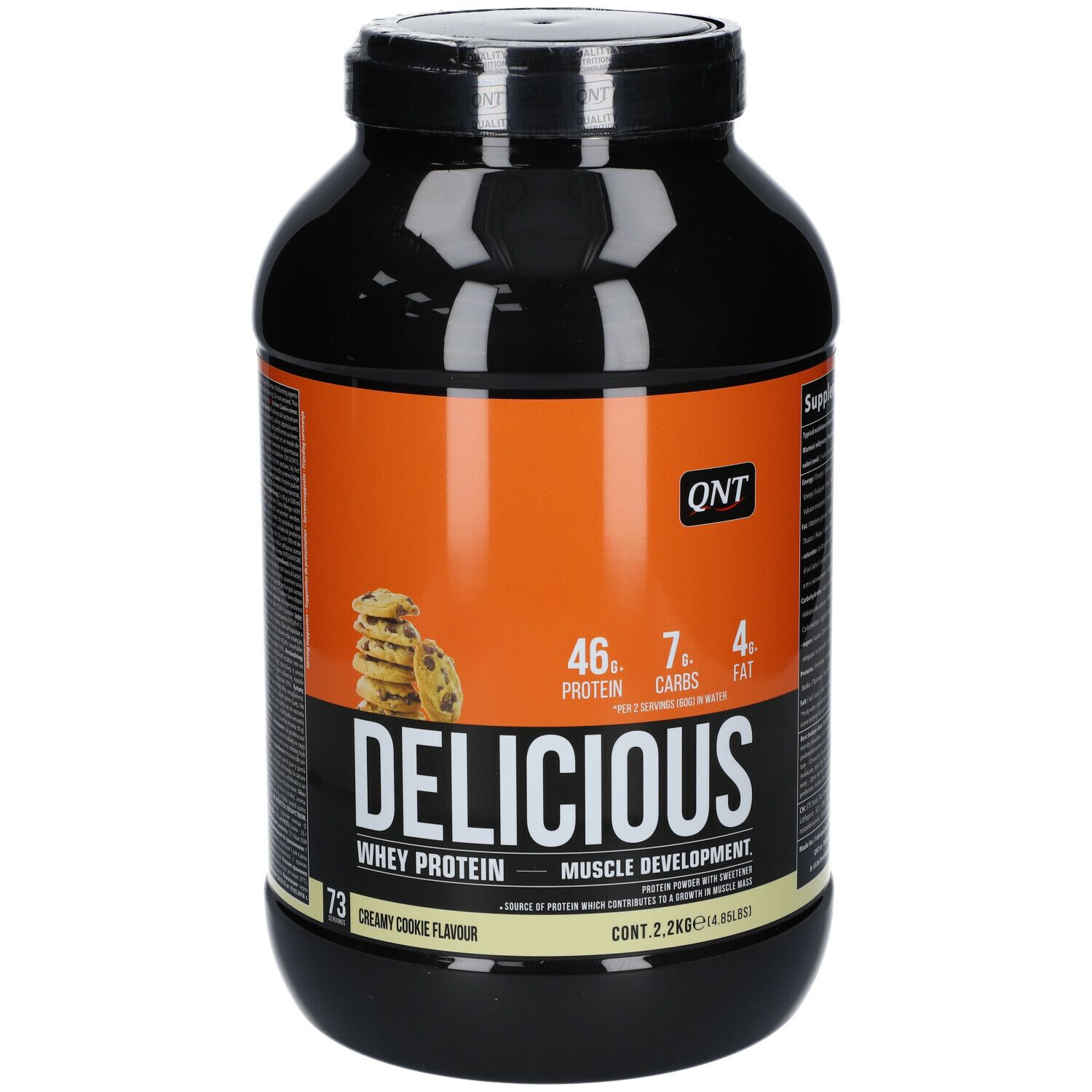 QNT Delicious Whey Protein Creamy Cookie