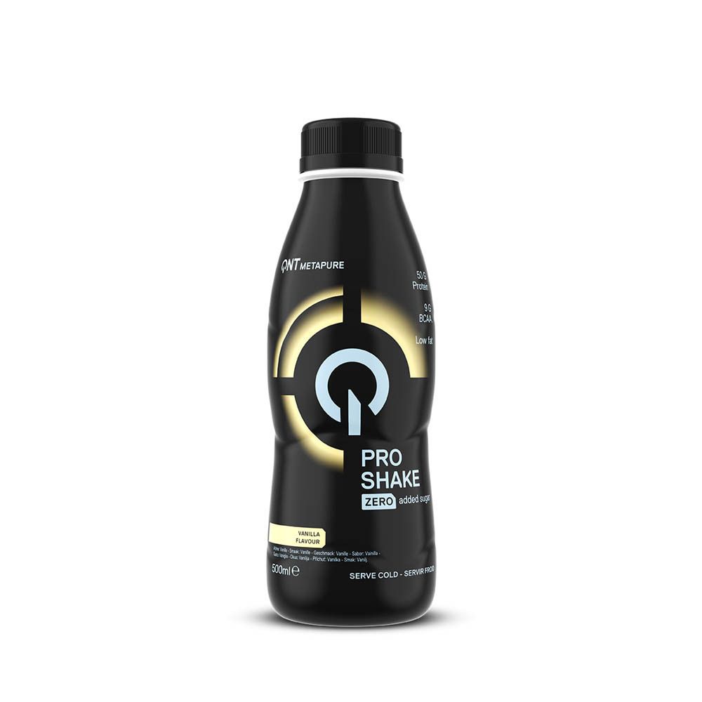 QNT Pro Shake (50g Protein, Zéro added Sugar and BCAA) Vanilla
