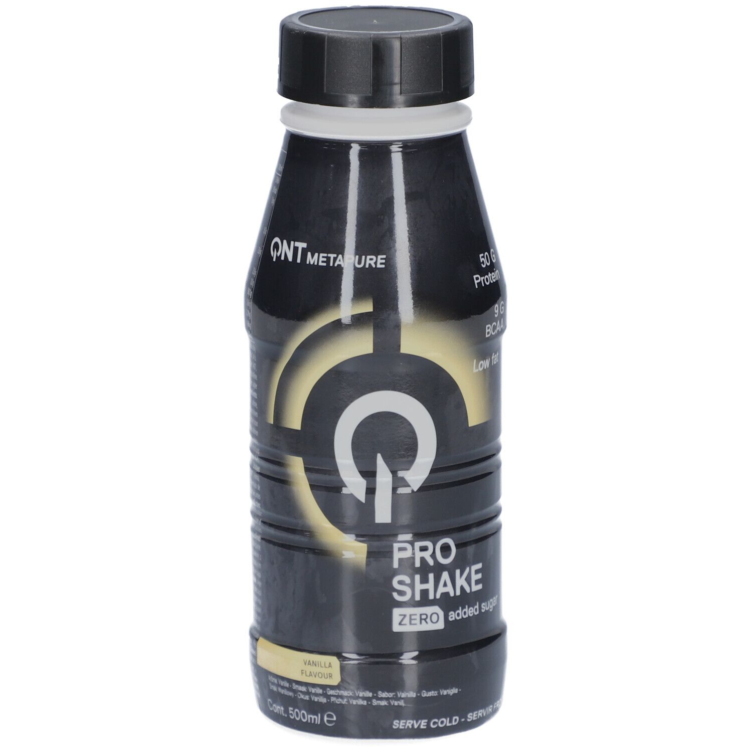 QNT Pro Shake (50 g Protein, ohne Zuckerzusatz und BCAA) Vanille