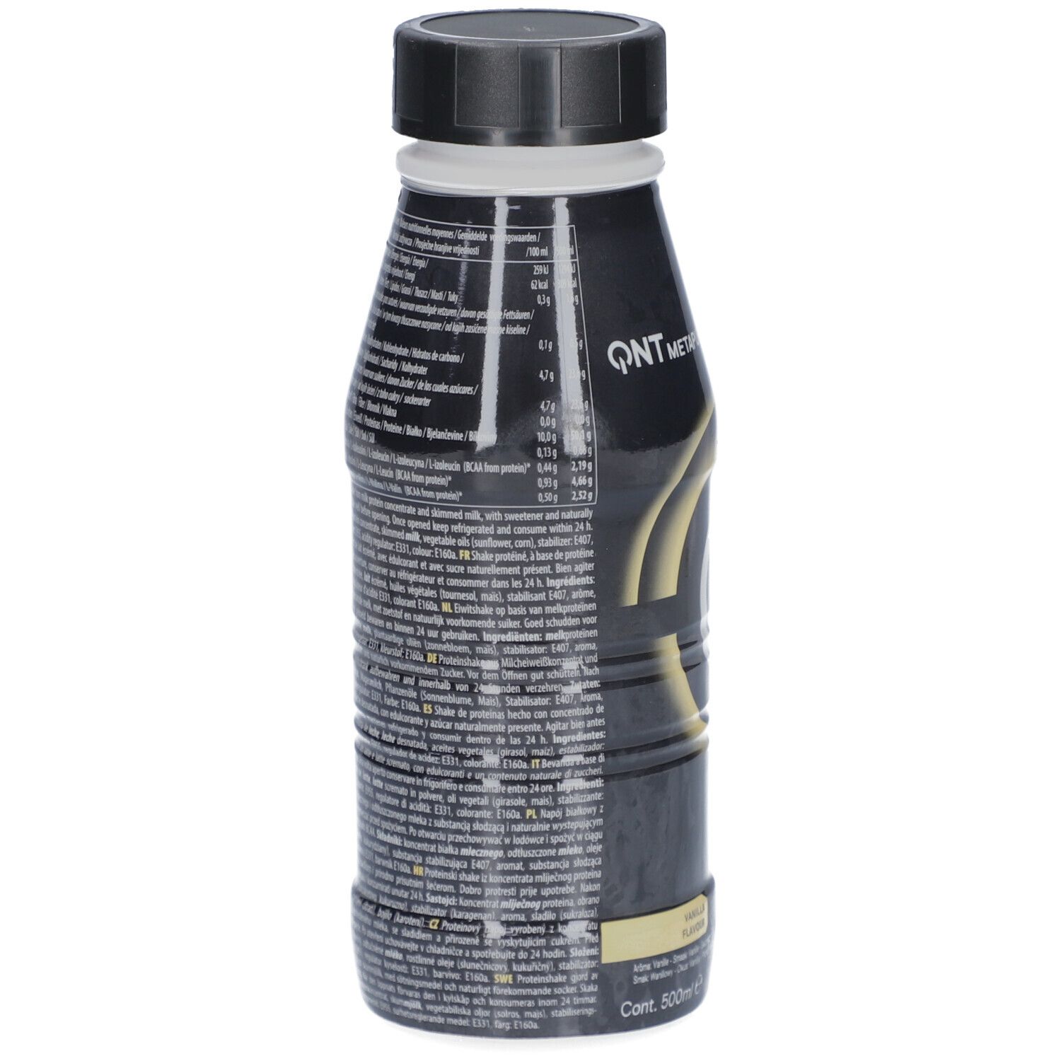 QNT Pro Shake (50 g Protein, ohne Zuckerzusatz und BCAA) Vanille