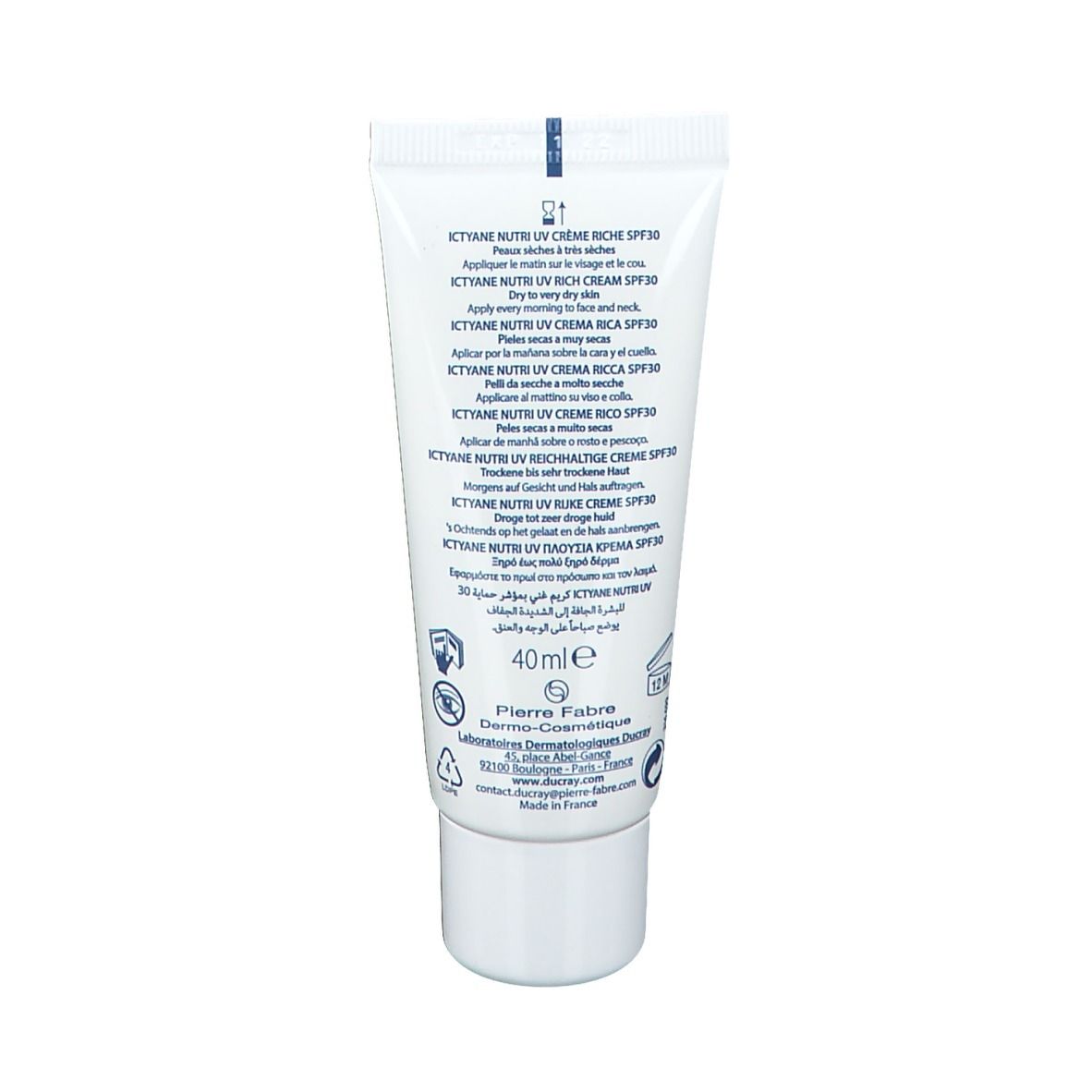 DUCRAY ICTYANE Nutri UV reichhaltige Creme SPF 30