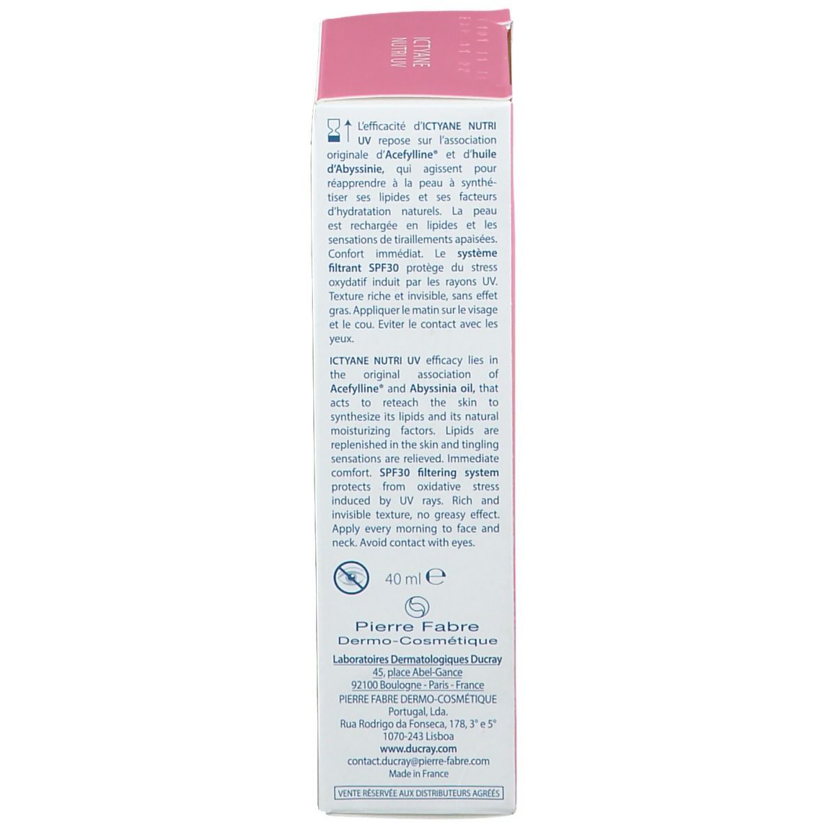 DUCRAY ICTYANE Nutri UV reichhaltige Creme SPF 30