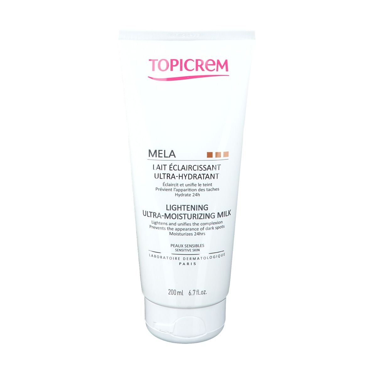 ​TOPICREM MELA Lait éclaircissant ultra-hydratant