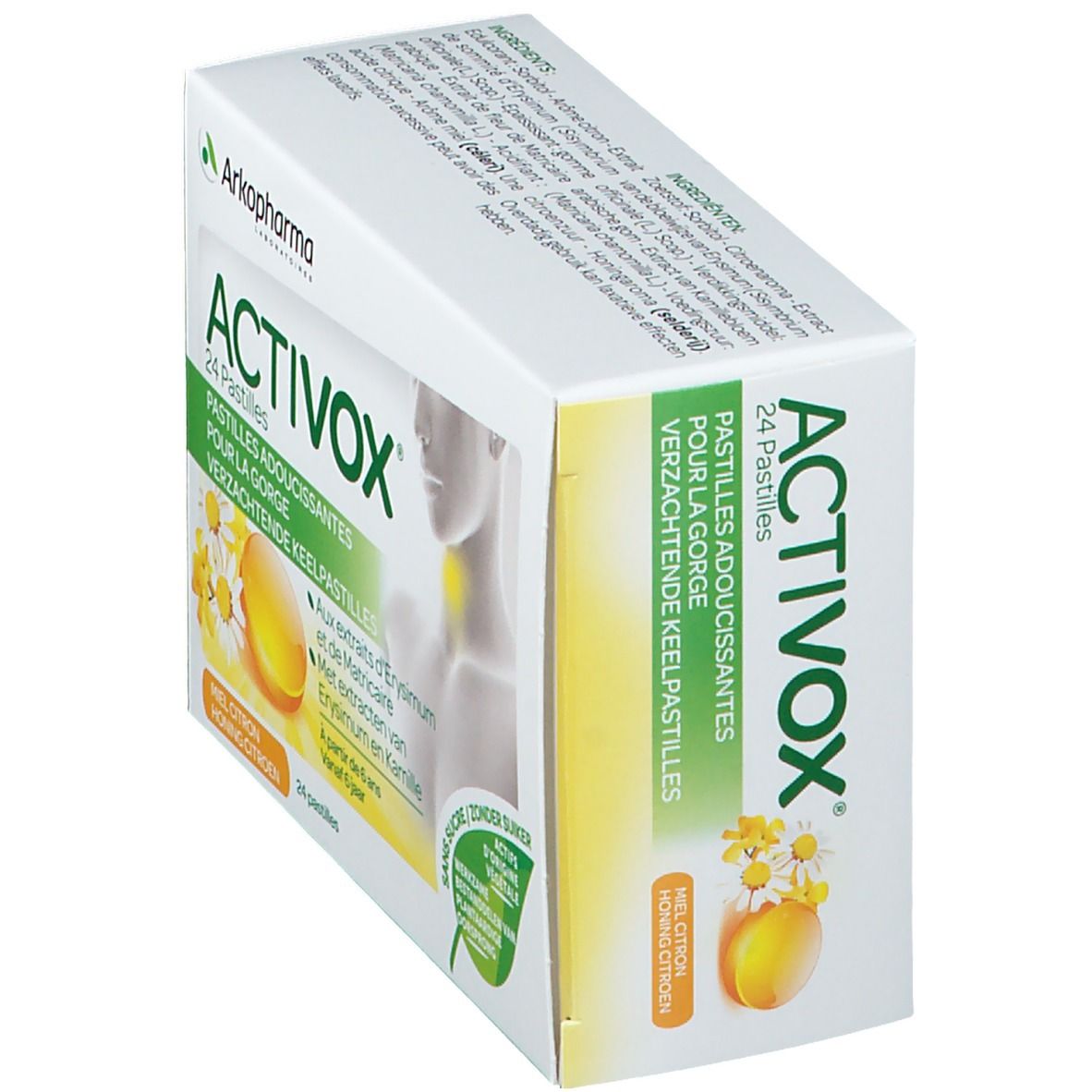 Activox® Halsschmerzen Honig-Zitrone Ohne Zucker