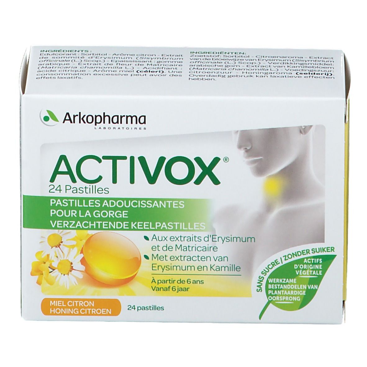 Activox® Halsschmerzen Honig-Zitrone Ohne Zucker