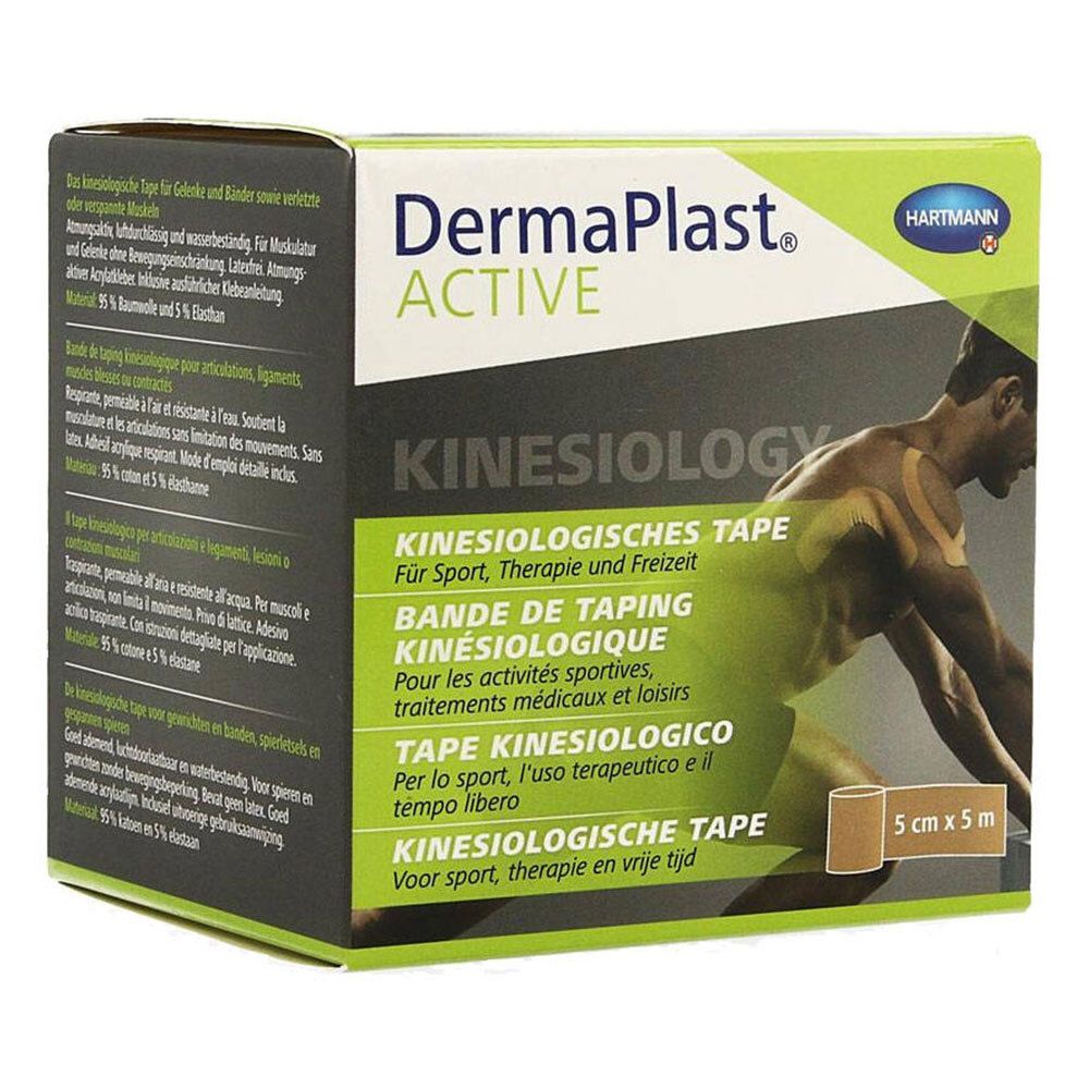 HARTMANN® Dermaplast® Bande kinésiologique active beige 5 cm x 5 m