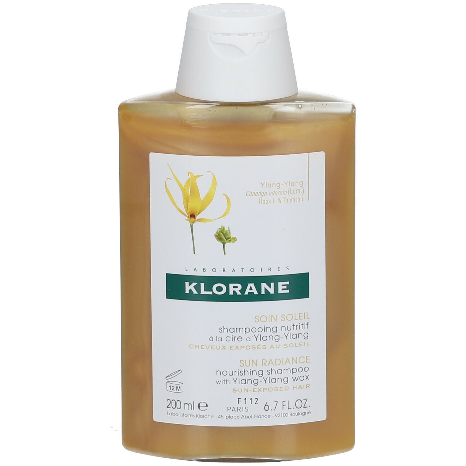 Klorane Soin Soleil Shampooing Nutritif à la Cire d'Ylang-Ylang