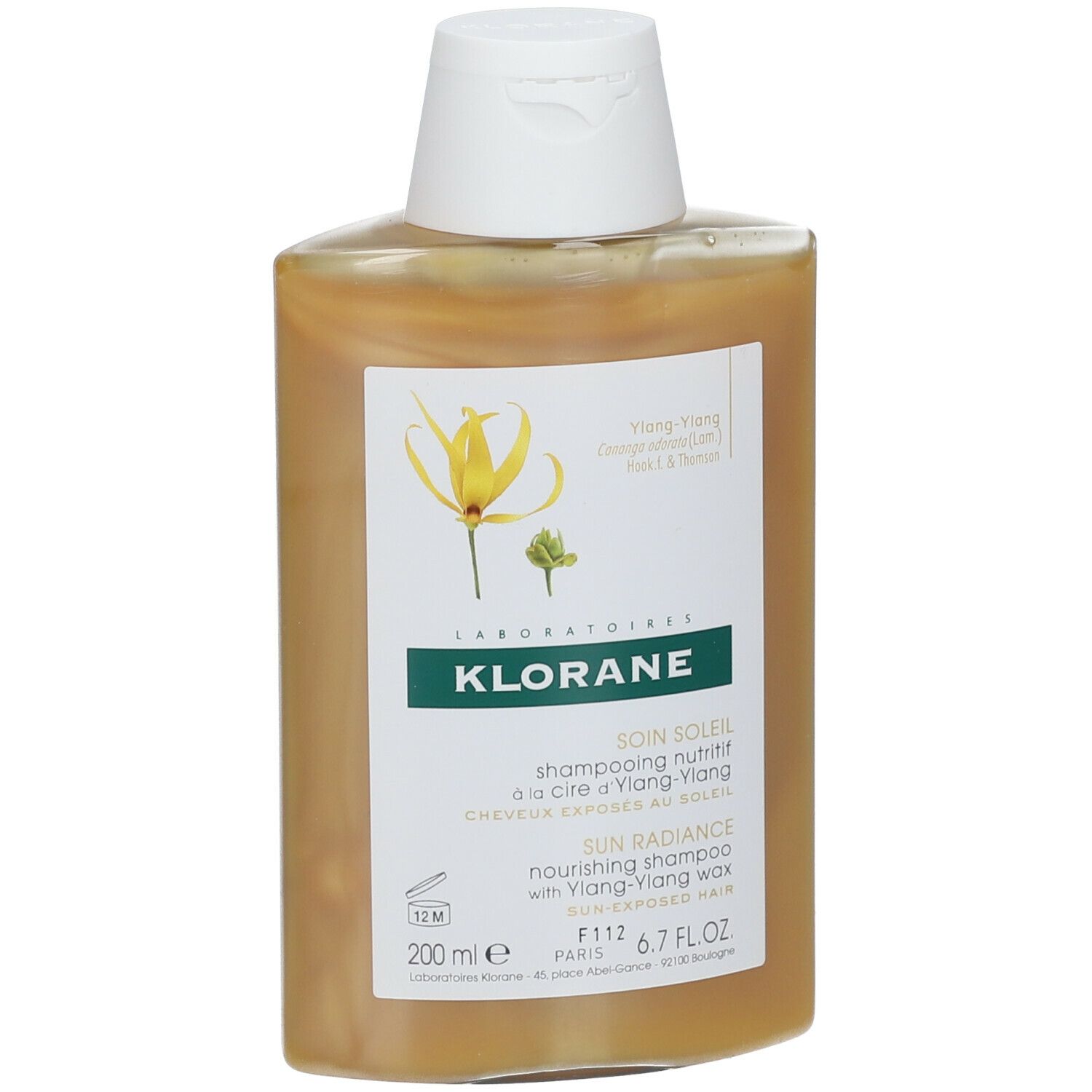 Klorane Soin Soleil Shampooing Nutritif à la Cire d'Ylang-Ylang