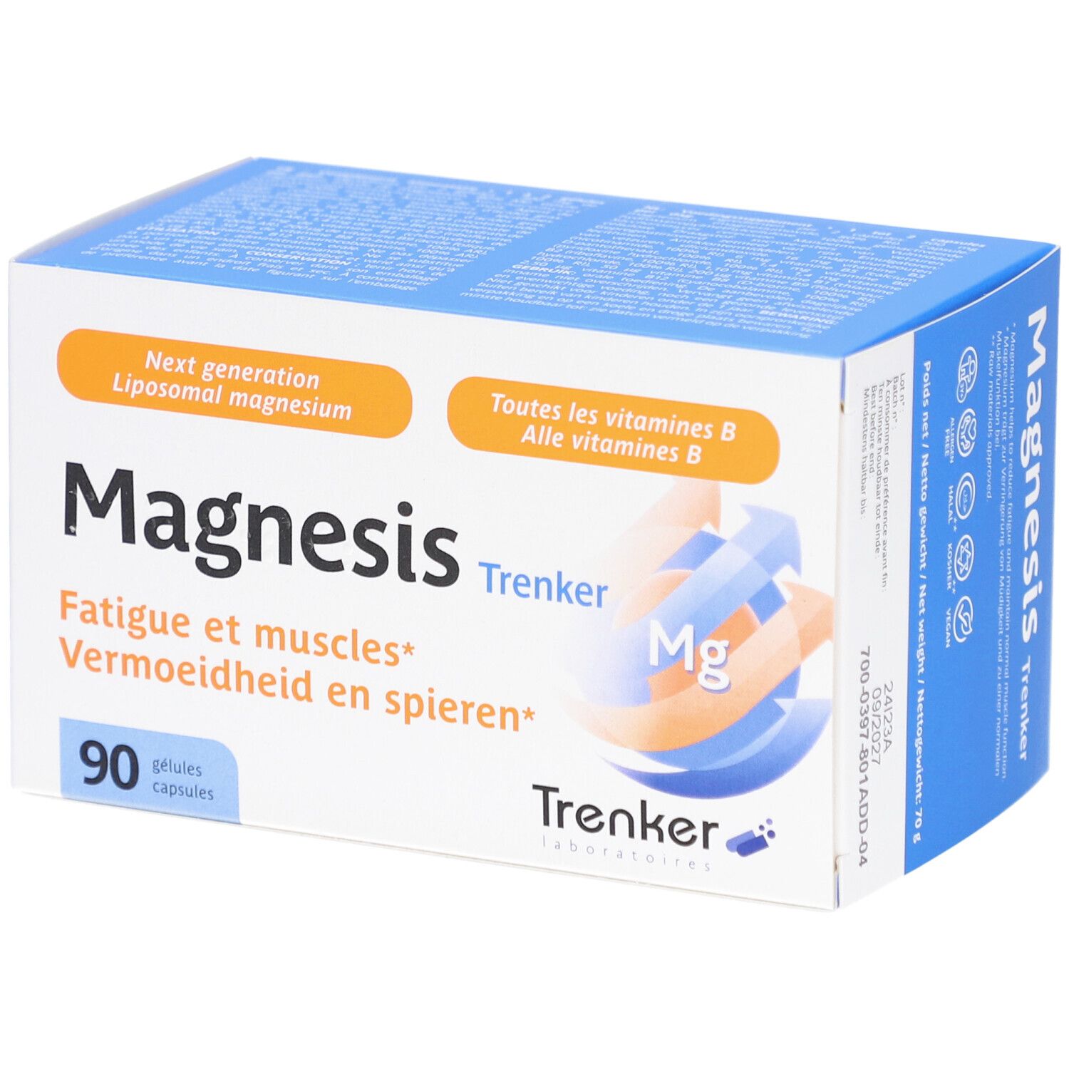 Trenker Magnesis: Reduziert Müdigkeit, unterstützt Muskeln, Konzentration und Stressmanagement.