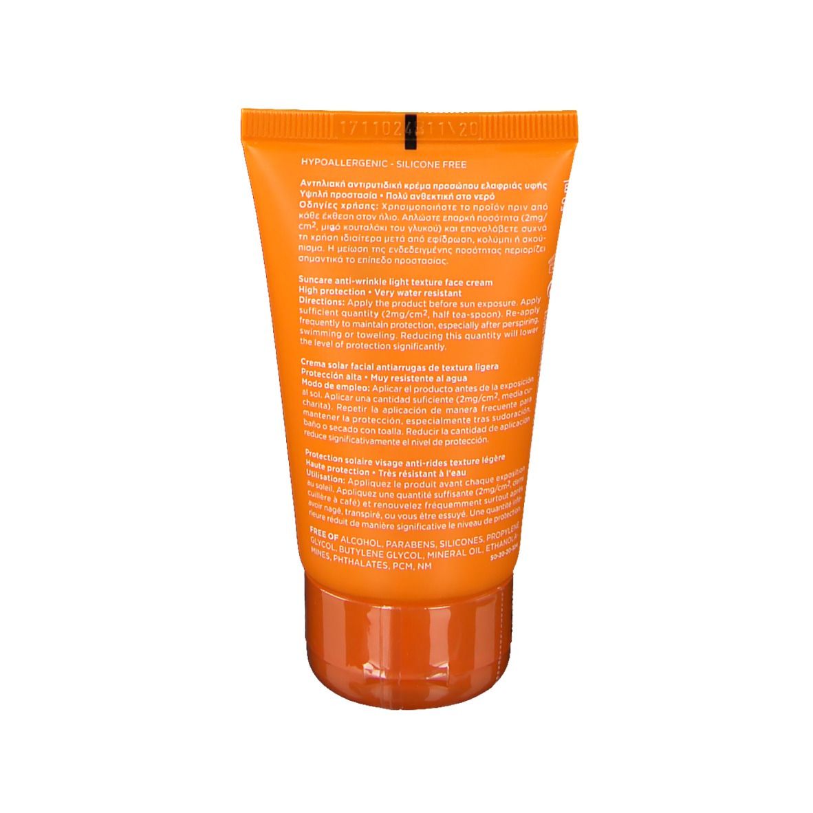 Apivita Suncare Crème Visage Anti-Rides Texture Légère SPF30