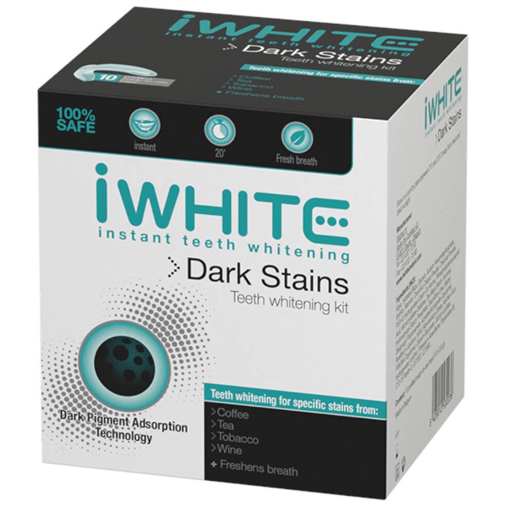 iWhite Dark Stains Gutter Gel mit dunklen Flecken