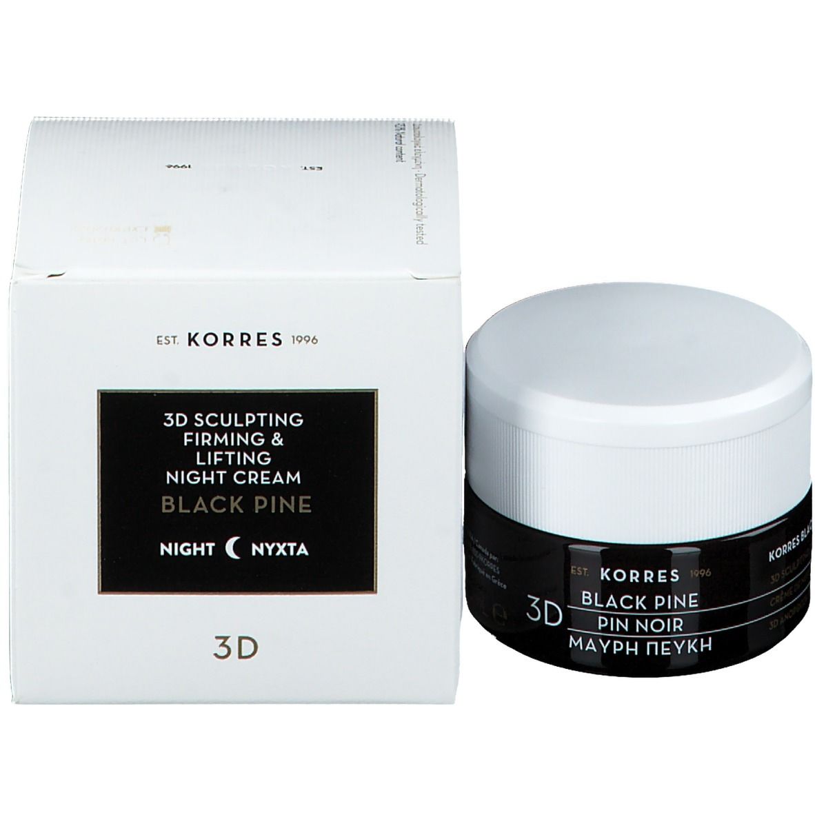 Korres Black Pine 3D Nachtcreme