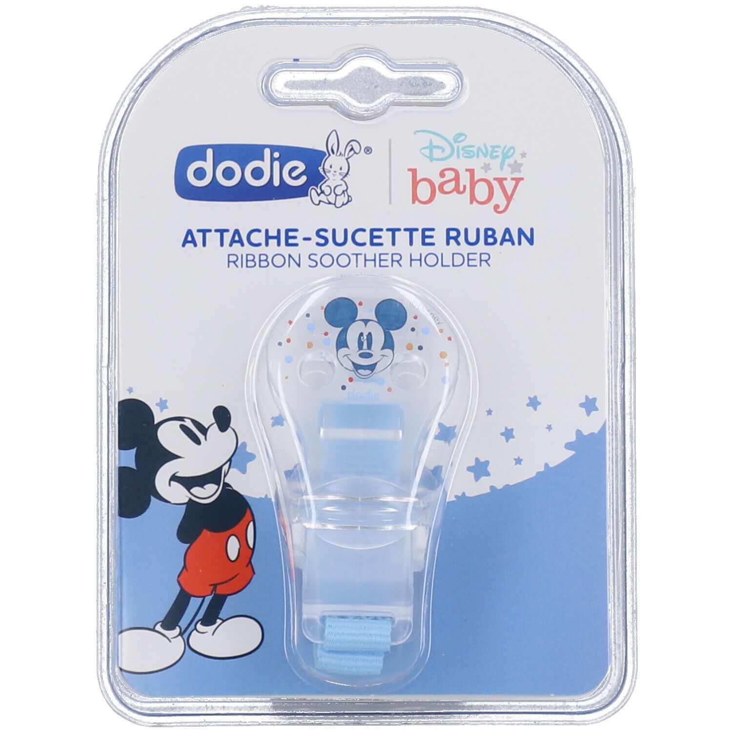 dodie® Attache-sucette ruban Mickey