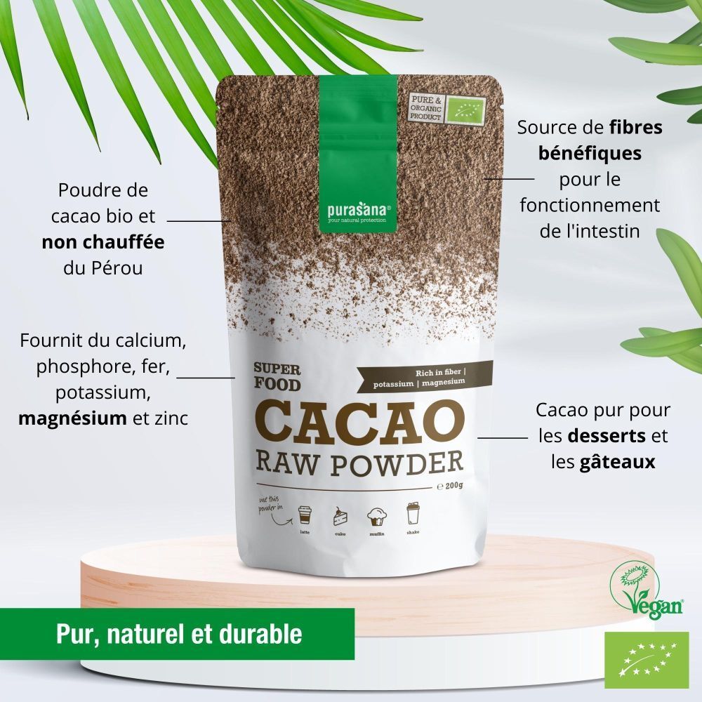 Purasana® Poudre de cacao