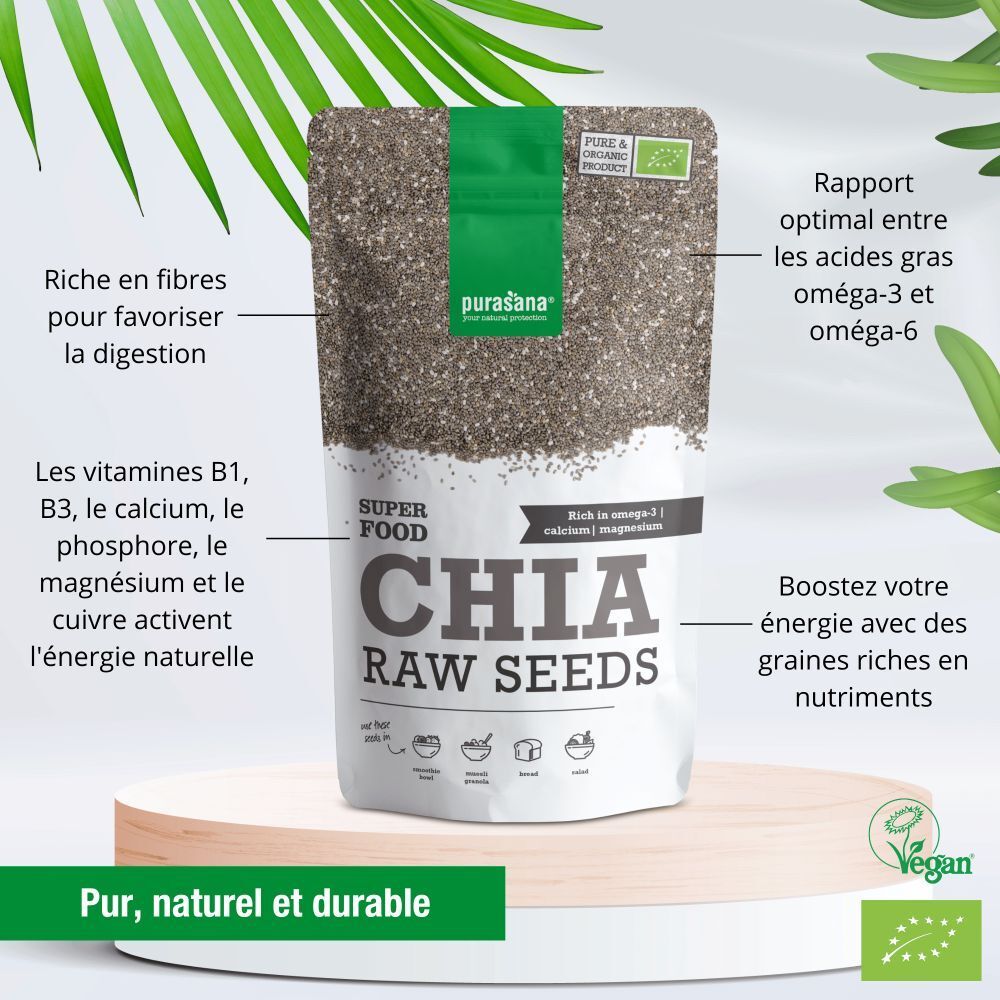 Purasana® Graines de Chia