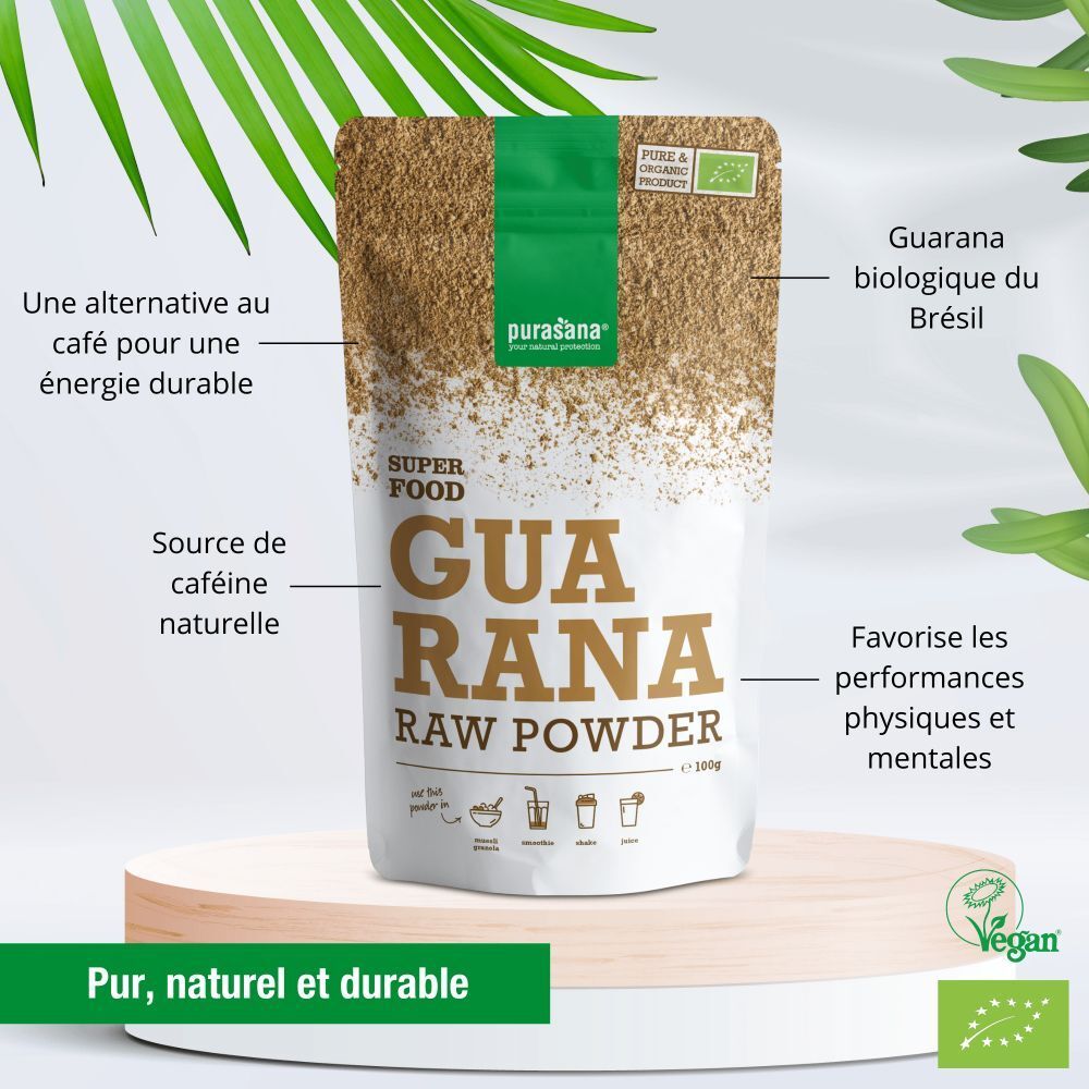 Purasana® Poudre de Guarana Bio