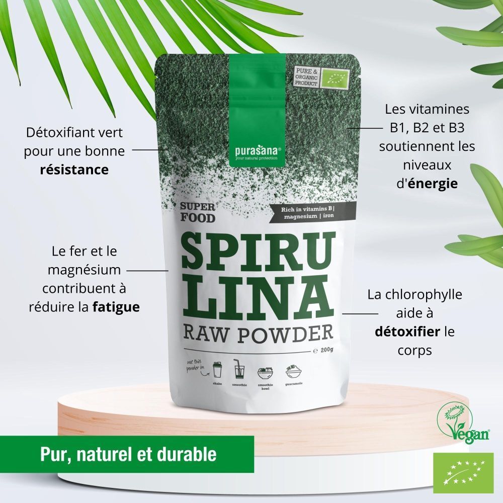 Purasana® Poudre de Spiruline