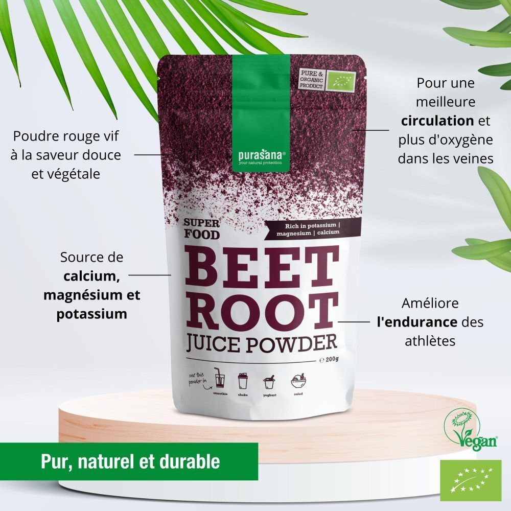 Purasana® Poudre de betteraves rouges