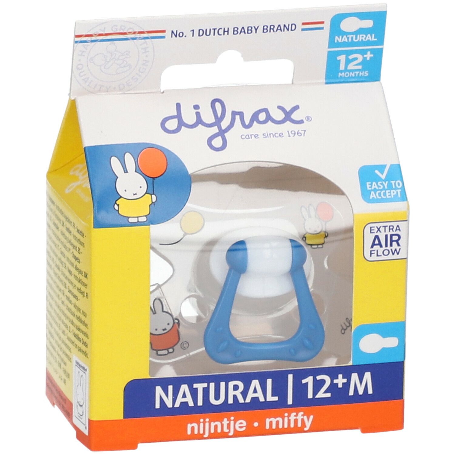 difrax® Schnuller Natural 12+ m