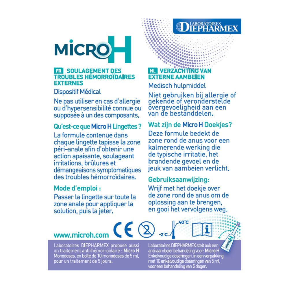 Micro H Feuchttücher