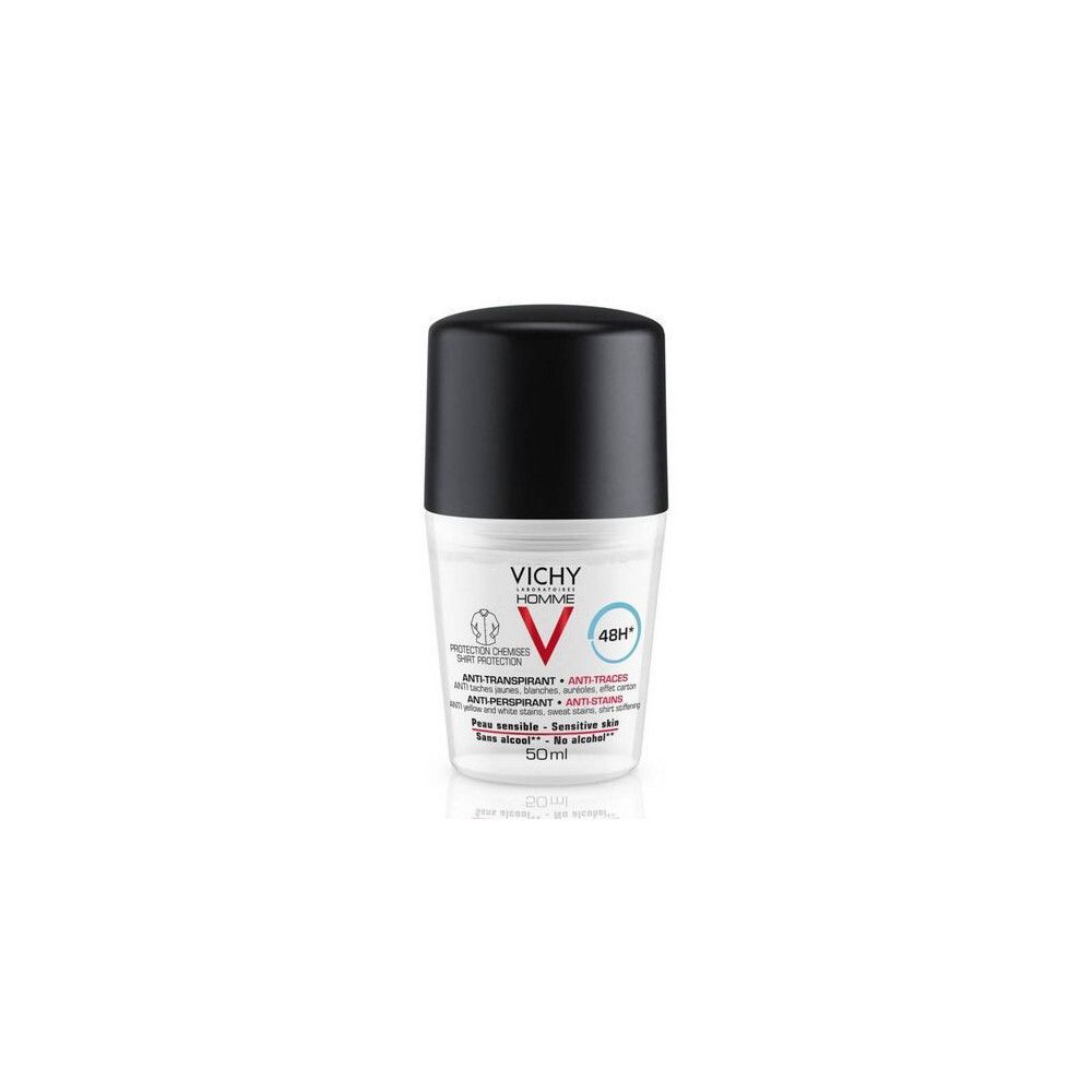 Vichy HOMME Deodorant Anti-Transpirant Anti-Traces 48h