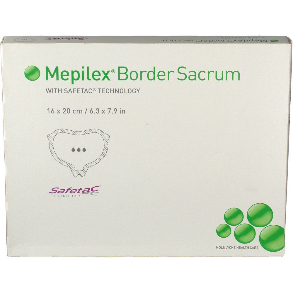 Mepilex® Border Sacrum16 x 20 cm