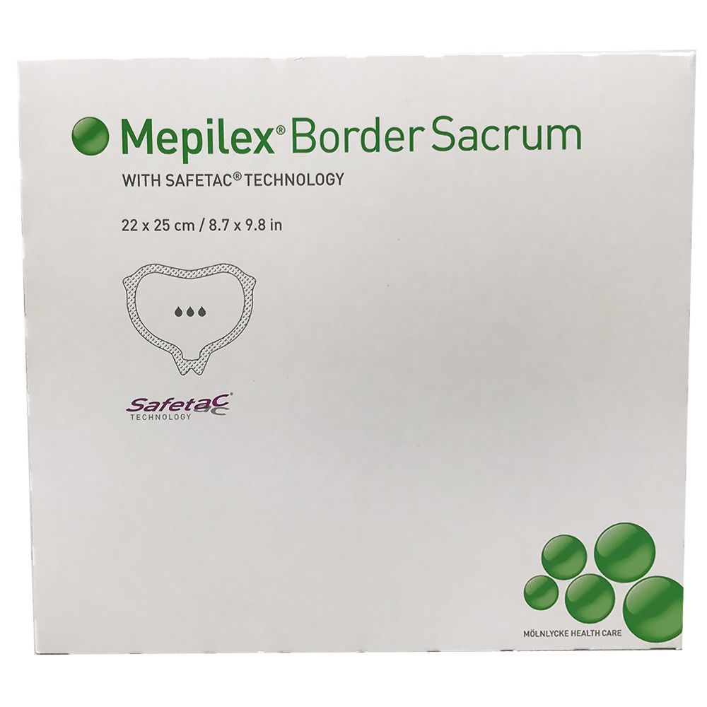 Mepilex® Sacrum Border 22 x 25 cm