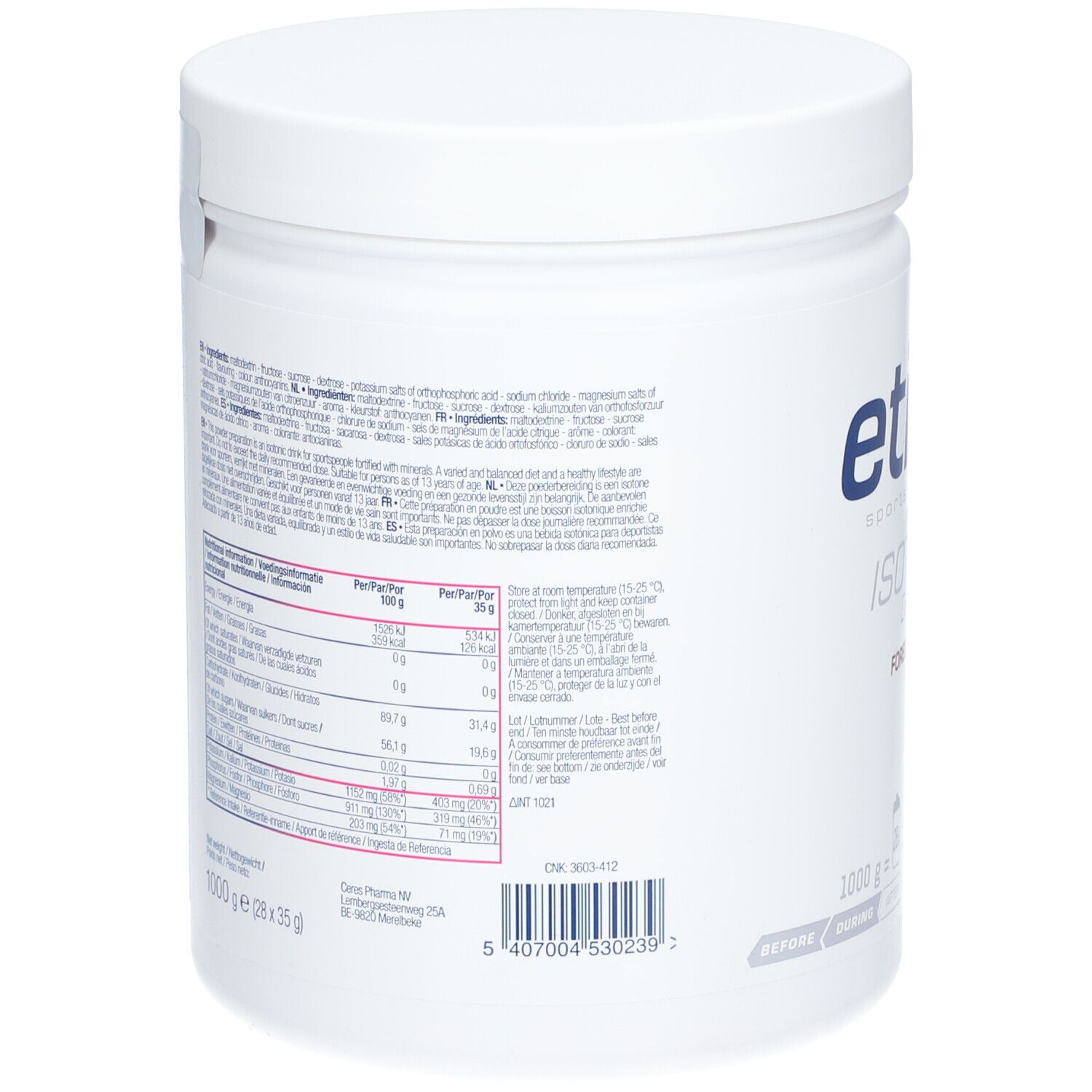etixx ISOTONIC Waldfrucht