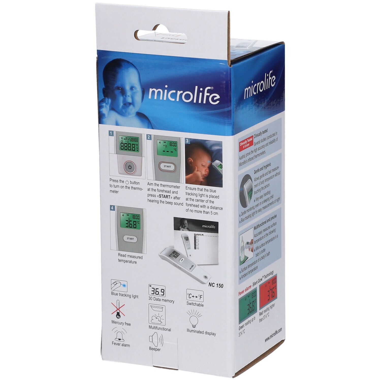 microlife® NC 150 Thermomètre