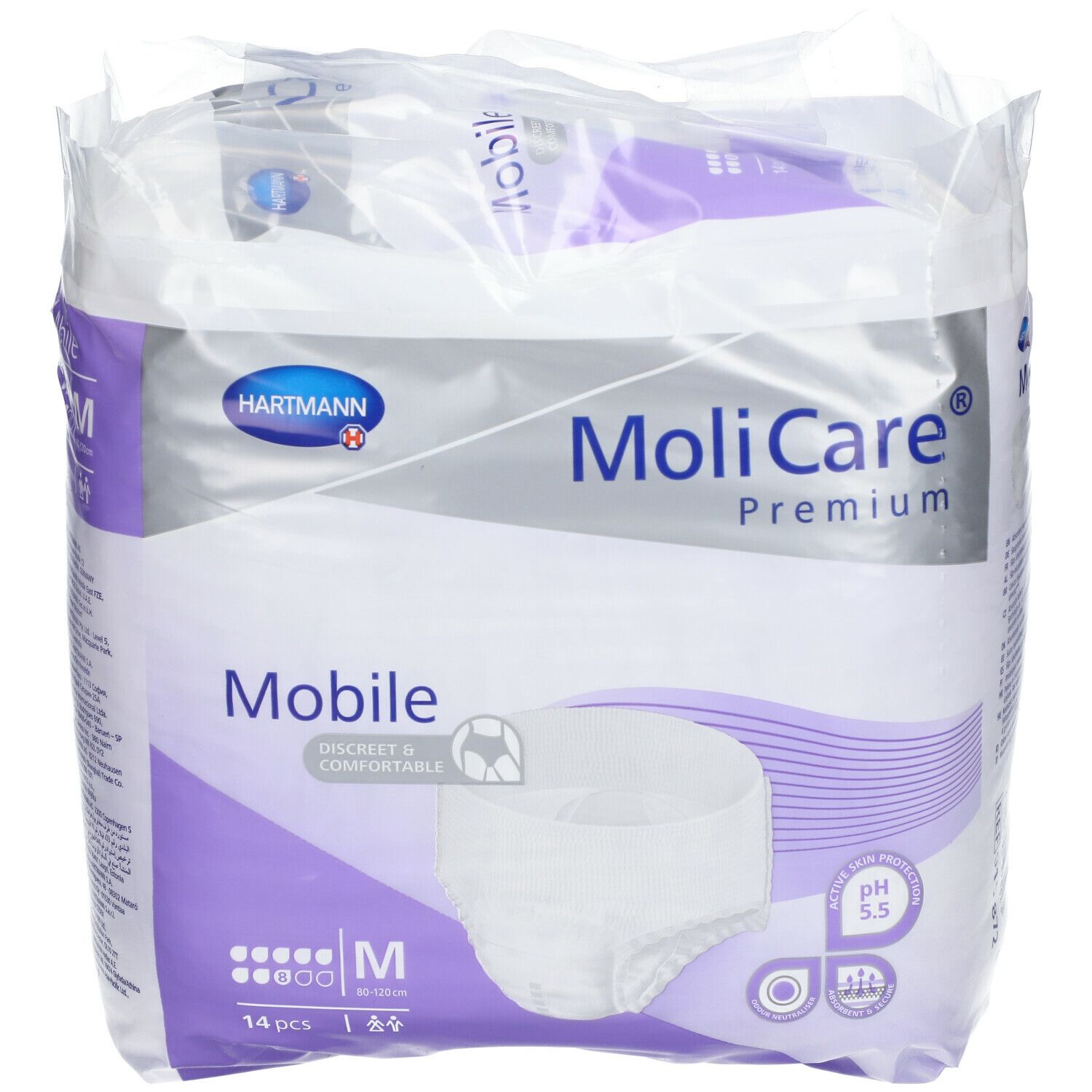 HARTMANN® Molicare® Couches adultes Premium Mobile 8 gouttes taille M