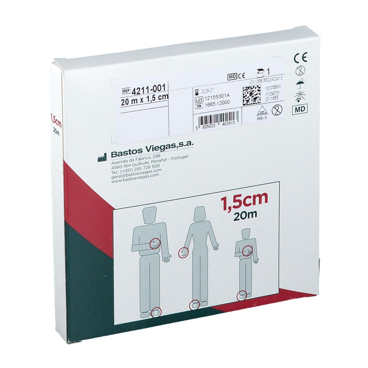 Schlauchbandage A1 1,5 cm x 20 m