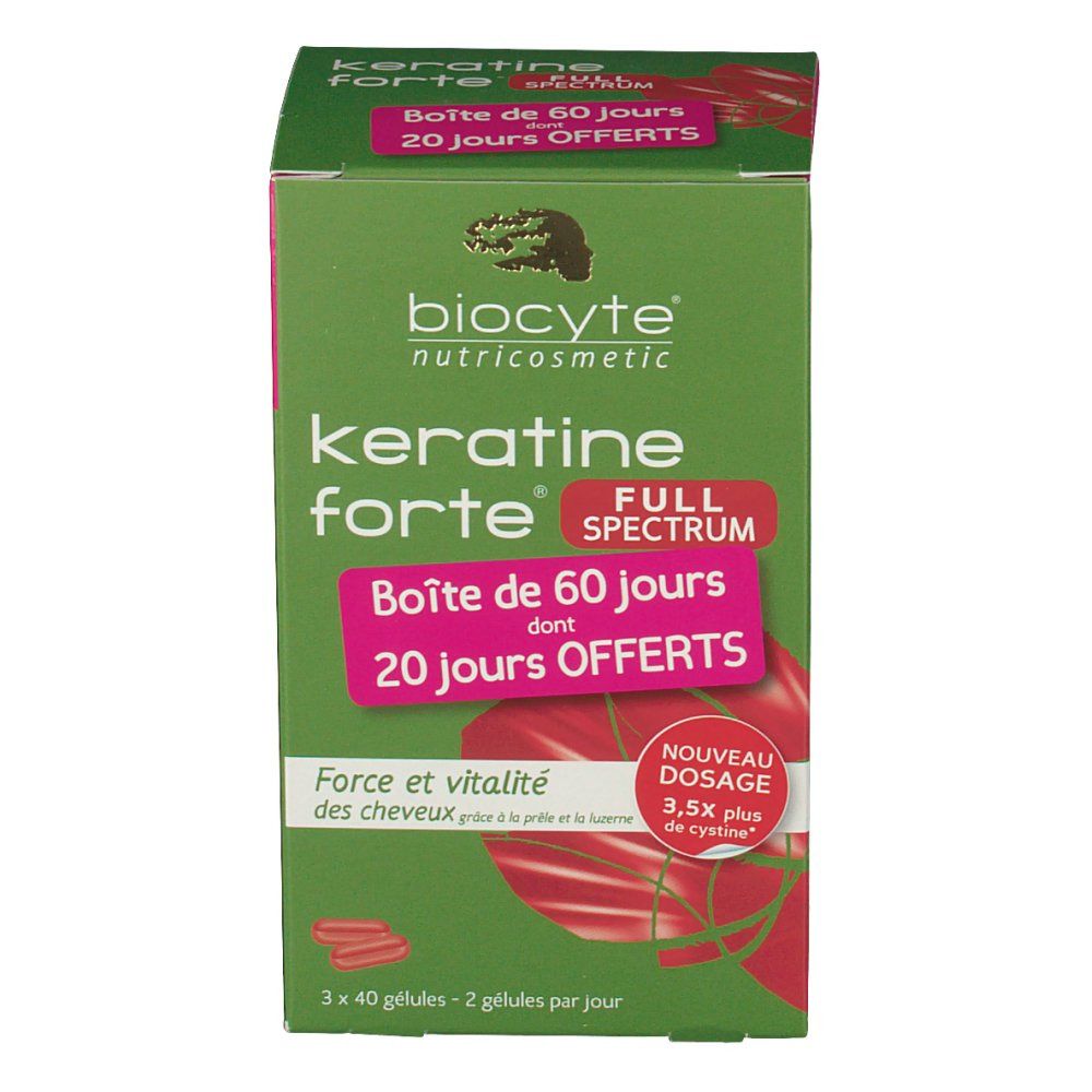 Biocyte® Kératine Forte® Full Spectrum