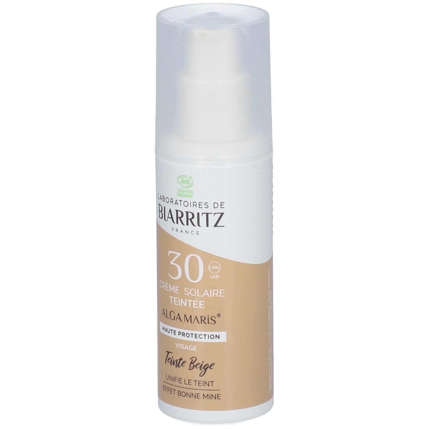 Laboratoires de Biarritz Alga Maris getönte Sonnencreme LSF 30, beige.