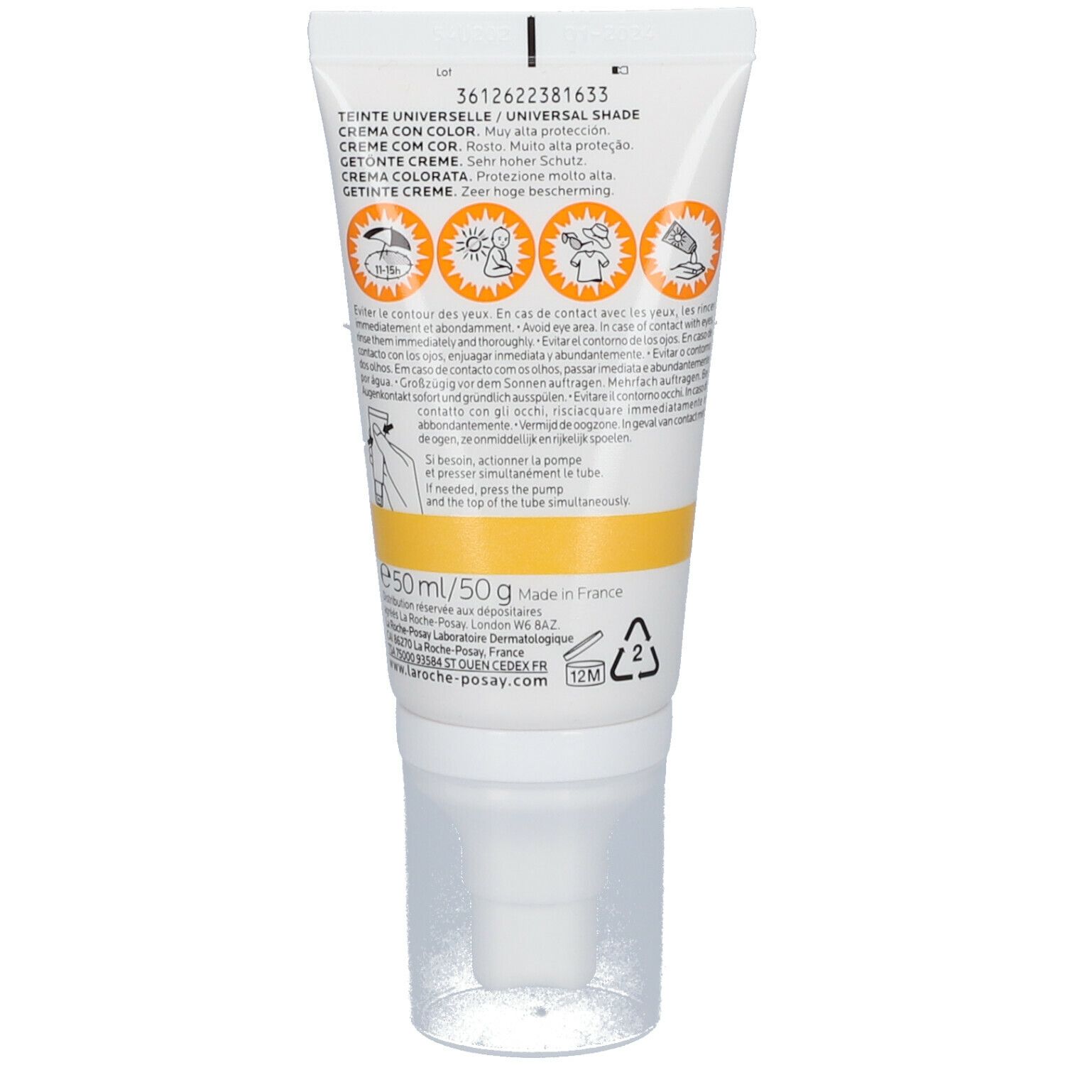 LA ROCHE POSAY Anthelios Pigmentation Crème Teintée SPF50+