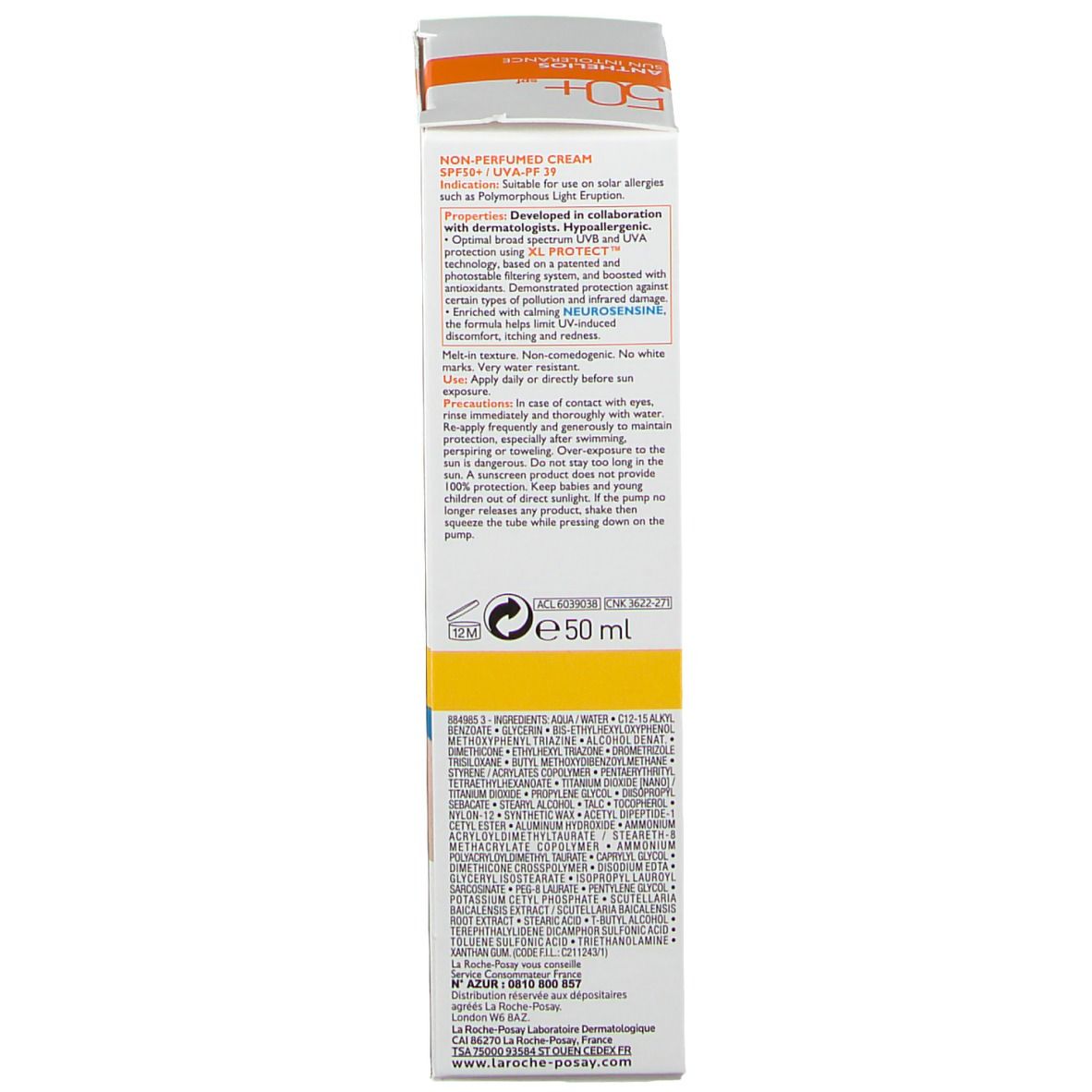 La Roche Posay ANTHELIOS SUN INTOLERANCE LSF 50+