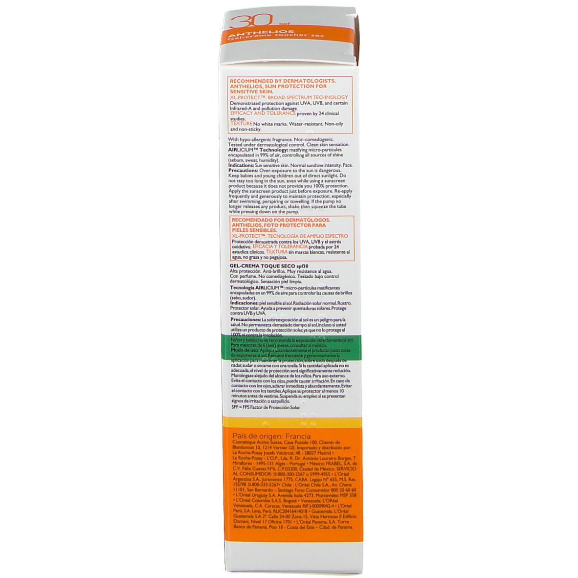 La Roche-Posay Anthelios LSF 30 Mattierende Gel-Creme