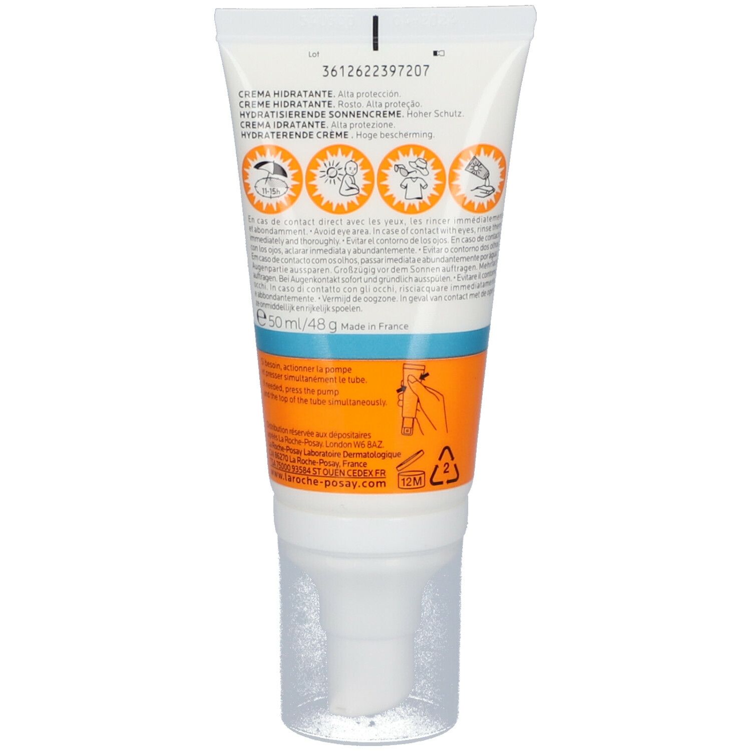 LA ROCHE POSAY ANTHELIOS ULTRA Crème Solaire Visage Hydratante SPF30