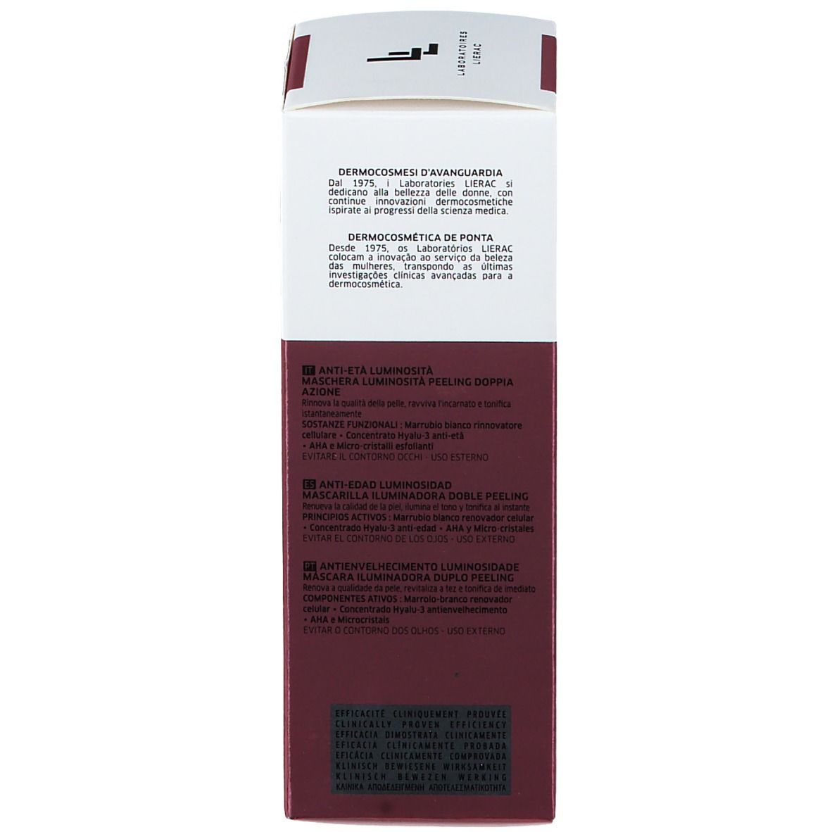 Lierac Supra Radiance Masque éclat double peeling