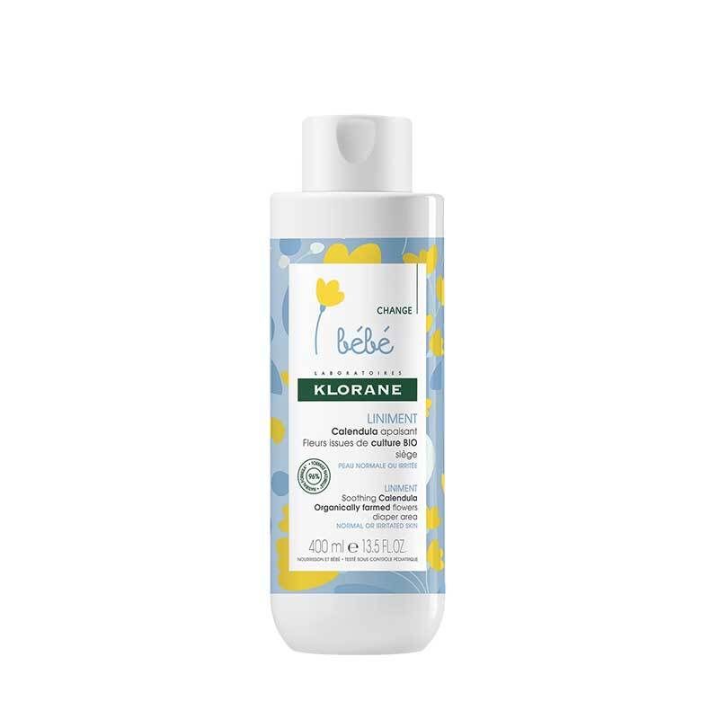 KLORANE Bébé Change  Liniment au Calendula Bio Siège