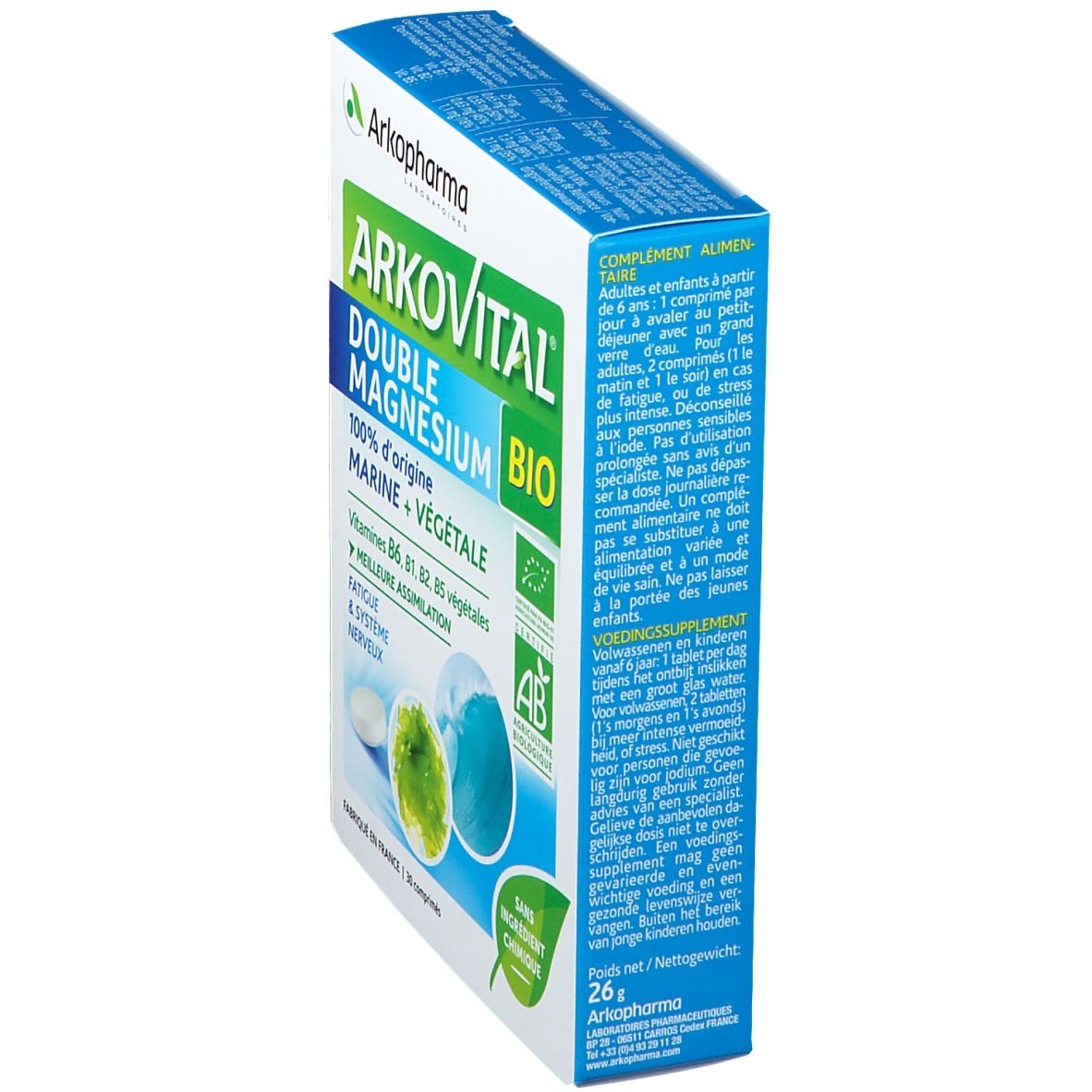 Arkopharma Arkovital® Double Magnesium Bio